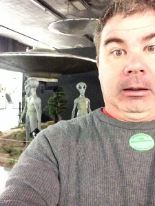 aliens over my shoulder